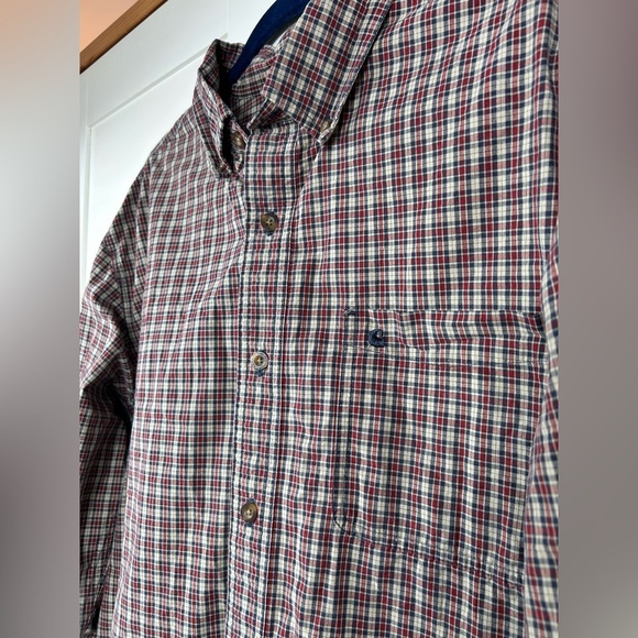 Carhartt plaid button down long sleeve shirt, XL, cotton, soft Work Shirt - Picture 4 of 7